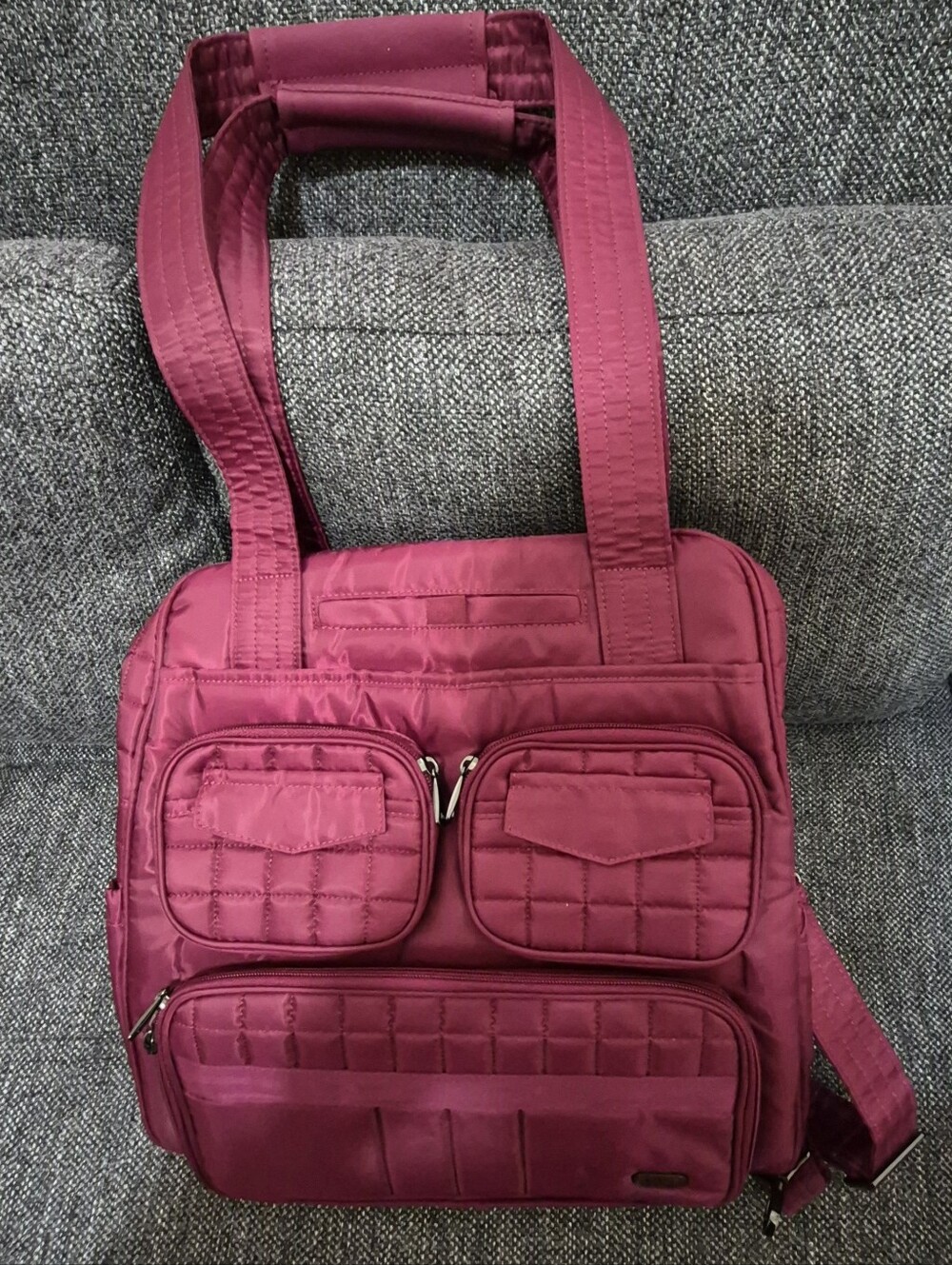 Lug Puddle Jumper carry-all travel tote bag; lots of pockets and storage; NWT